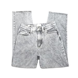 Vintage Acid Wash Straight Leg Jeans